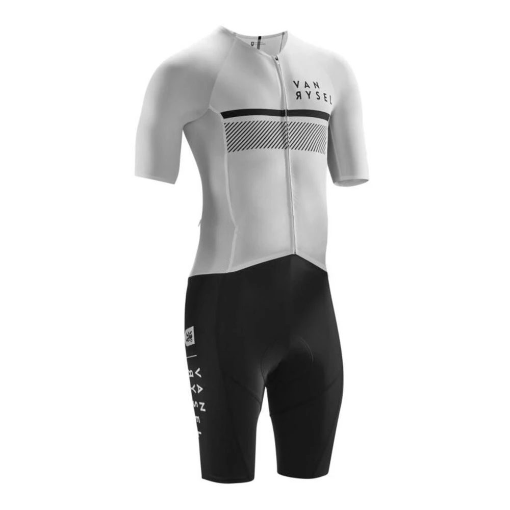 Vanrysel White/black One-piece - đánh giá và giá Cycling Gear Jersey