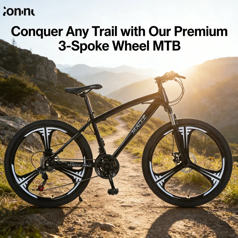 Black 24-inch Three-Knife Moun - đánh giá và giá Carbon Bike Frame